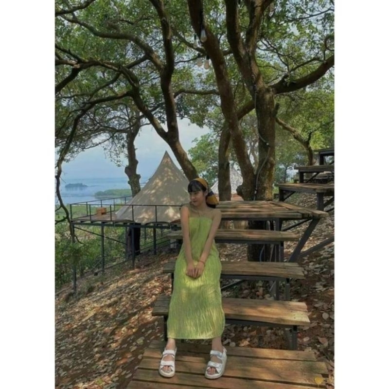 Pass đầm thun bầu bì rộng