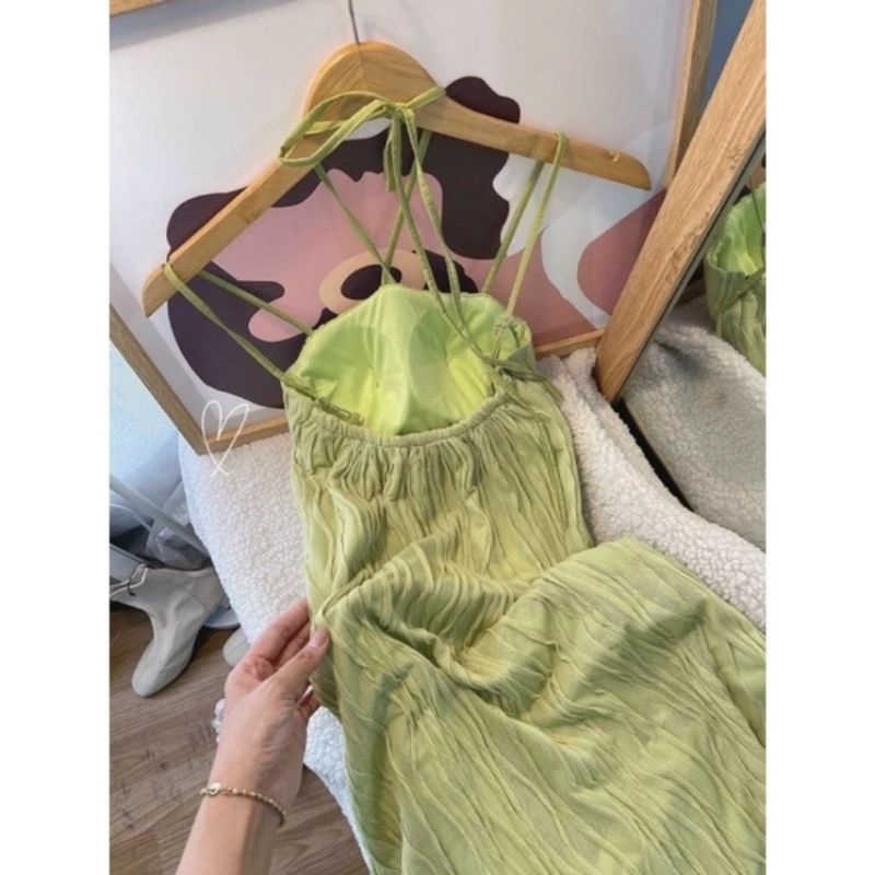 Pass đầm thun bầu bì rộng