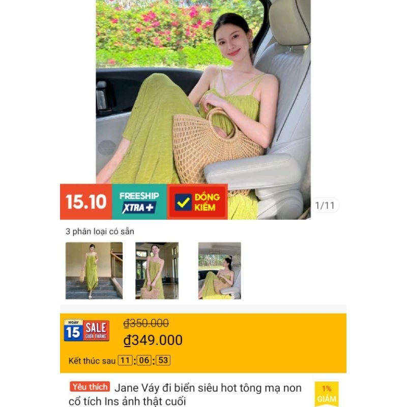 Pass đầm thun bầu bì rộng