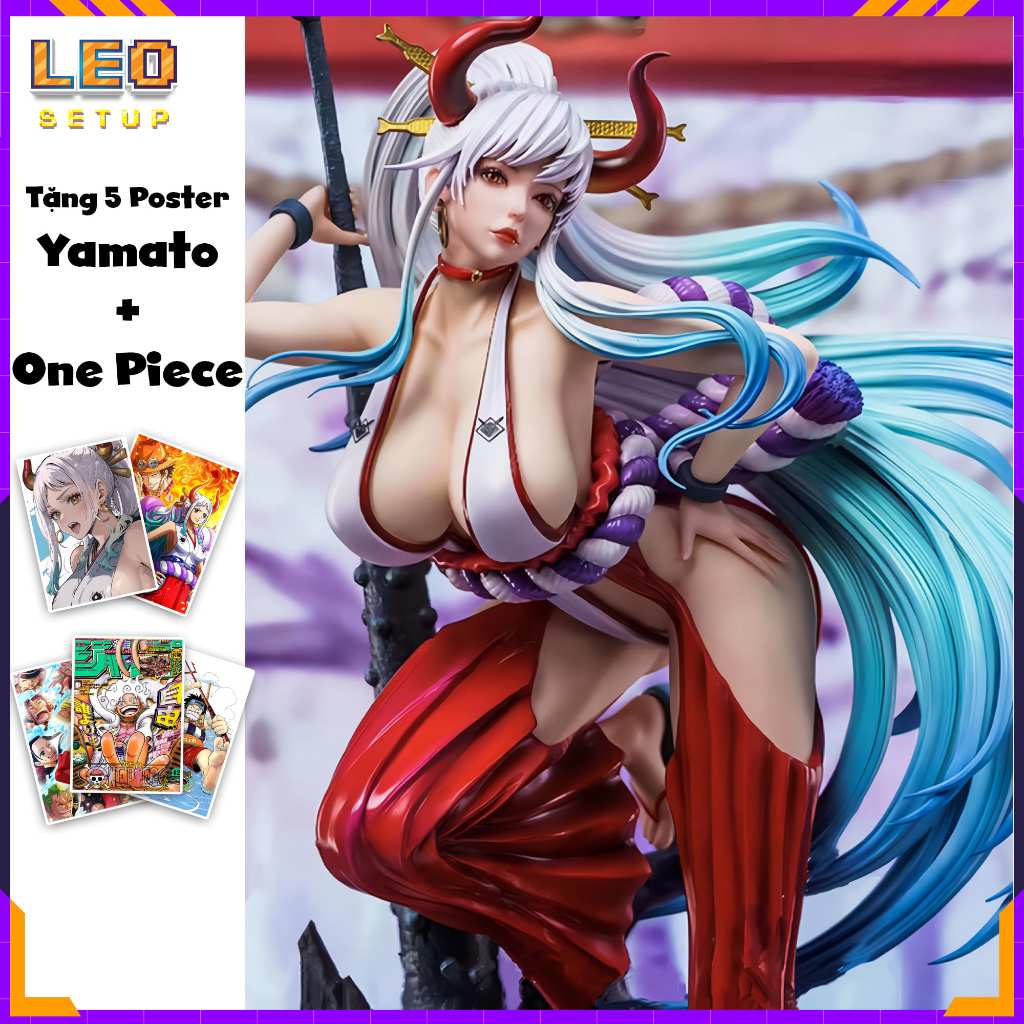 Mô hình Yamato Cao Cấp 53.5cm - Figure One Piece Anime Đảo Hải Tặc Nặng 4.7kg Trưng Bày Trang Trí Cực Đẹp