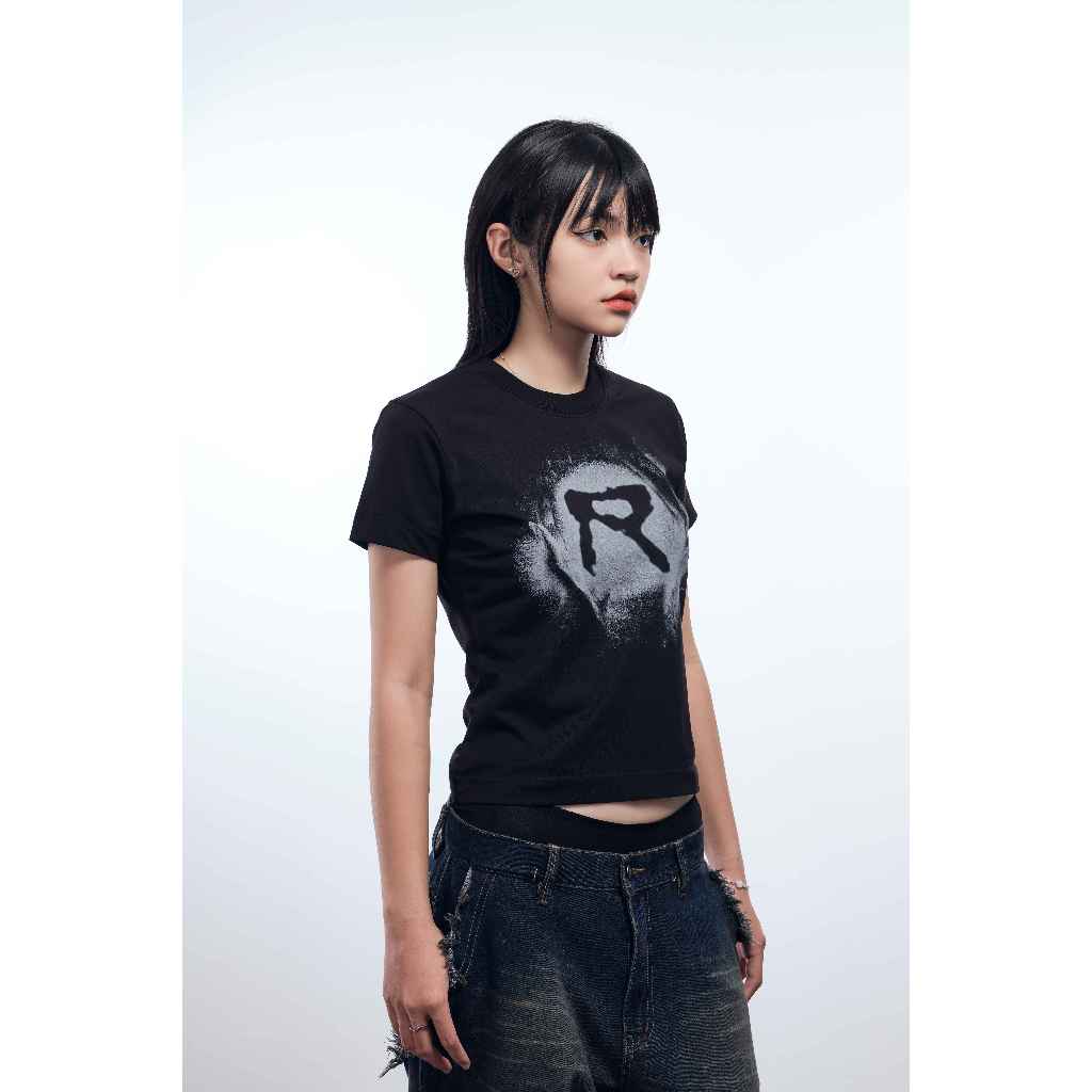 Áo thun nữ baby tee HANOI RIOT T0211