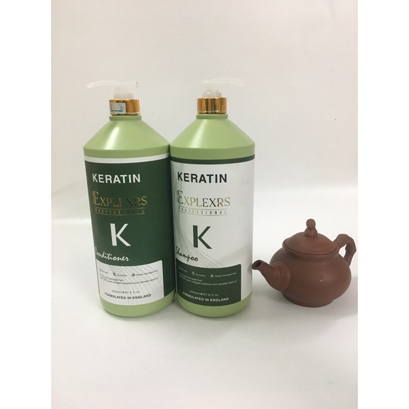 Dầu gội xả keratin bioplex k 2000ml hương thơm chống gàu phục hồi tóc mềm mượt