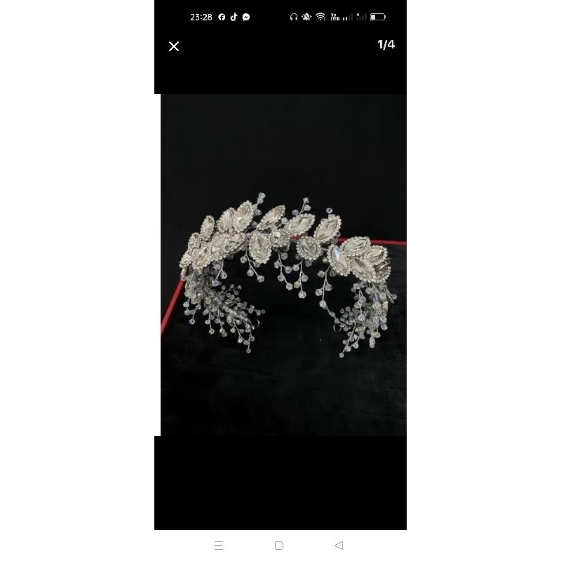 Cài tóc cô dâu bà sui giá tại xưởng sản xuất