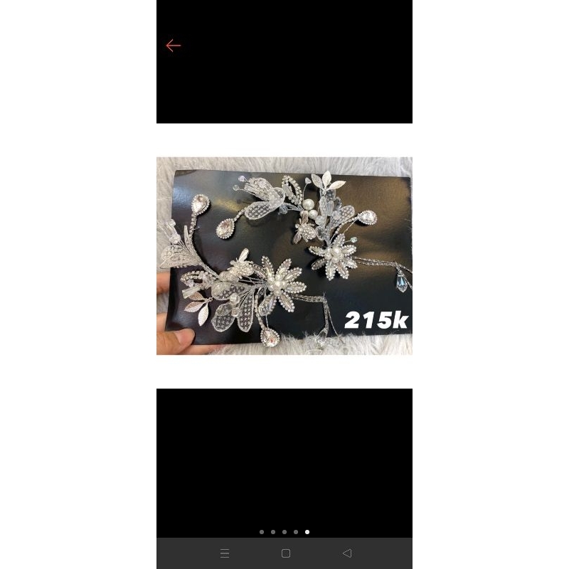 Cài tóc cô dâu bà sui giá tại xưởng sản xuất