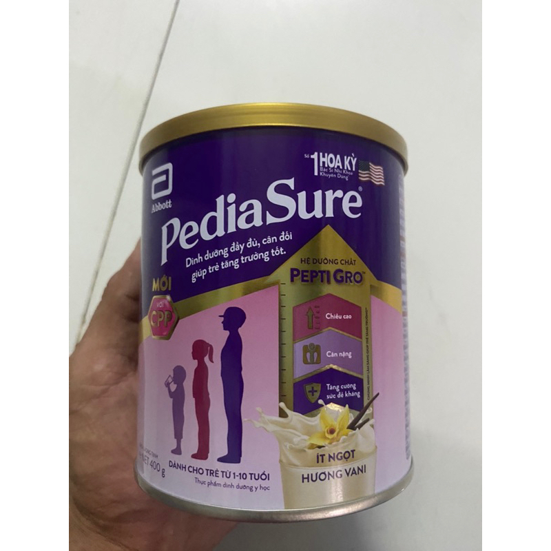 Pediasure 400g hương vani ít ngọt mới
