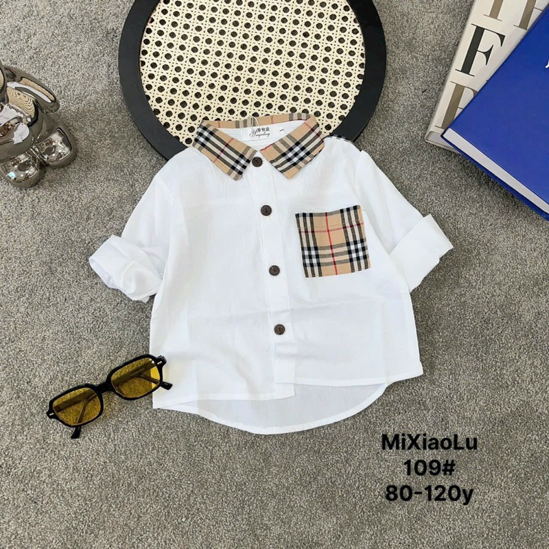 Áo Sơ Mi Sành điệu hàng Quảng Châu cao cấp cho bé trai