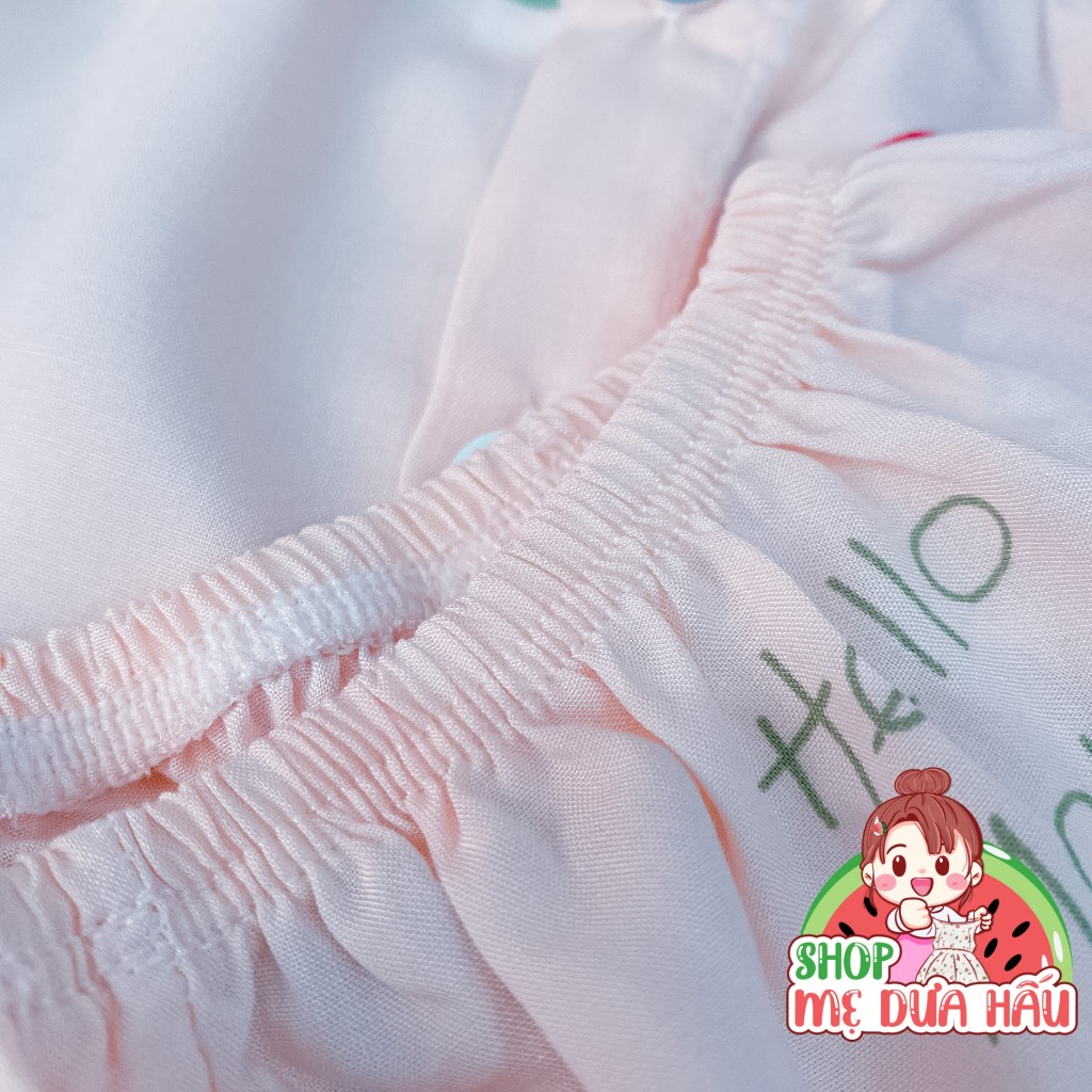 Set bộ bé gái | Bộ lanh bé gái chất tole loại 1 mềm, mát dài tay 8-38kg shop mẹ dưa hấu