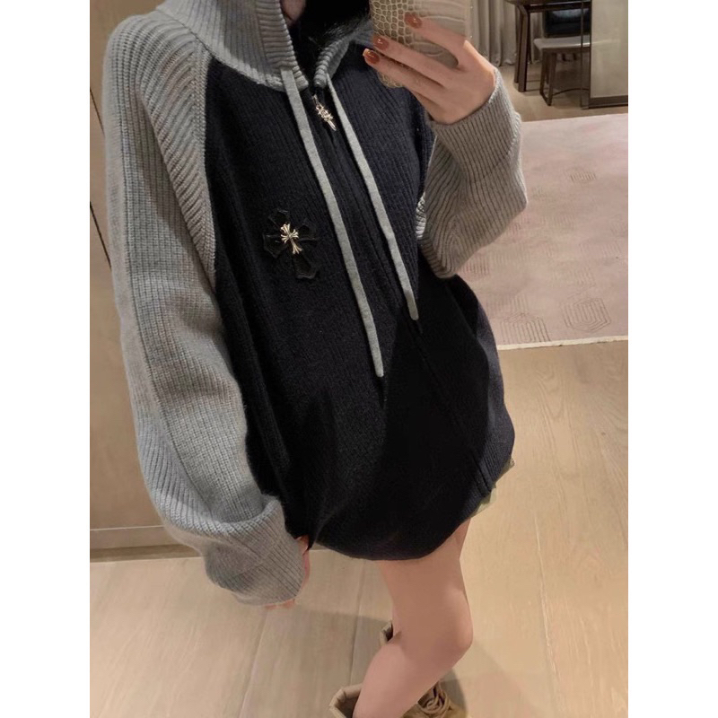 Áo khoác giáp lăng chất tăm crom da ảnh thật