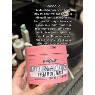 Mặt nạ ủ tóc 𝐒𝐨𝐚𝐩 & 𝐆𝐥𝐨𝐫𝐲 𝐆𝐥𝐚𝐝 𝐇𝐚𝐢𝐫 𝐃𝐚𝐲 𝐓𝐫𝐞𝐚𝐭𝐦𝐞𝐧𝐭 𝐌𝐚𝐬𝐤, 300ml