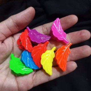 Túi 4 kẹp tóc mái hình chiếc lá cho bé (3cm)