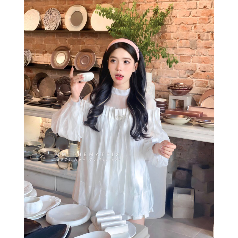 LYCHEE TOP - Áo dập ly tơ