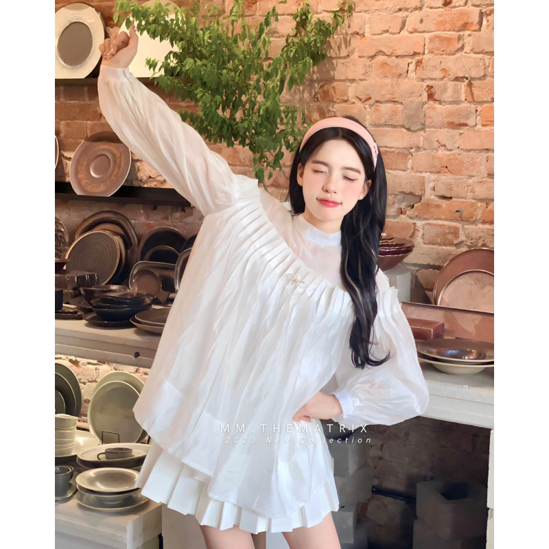 LYCHEE TOP - Áo dập ly tơ