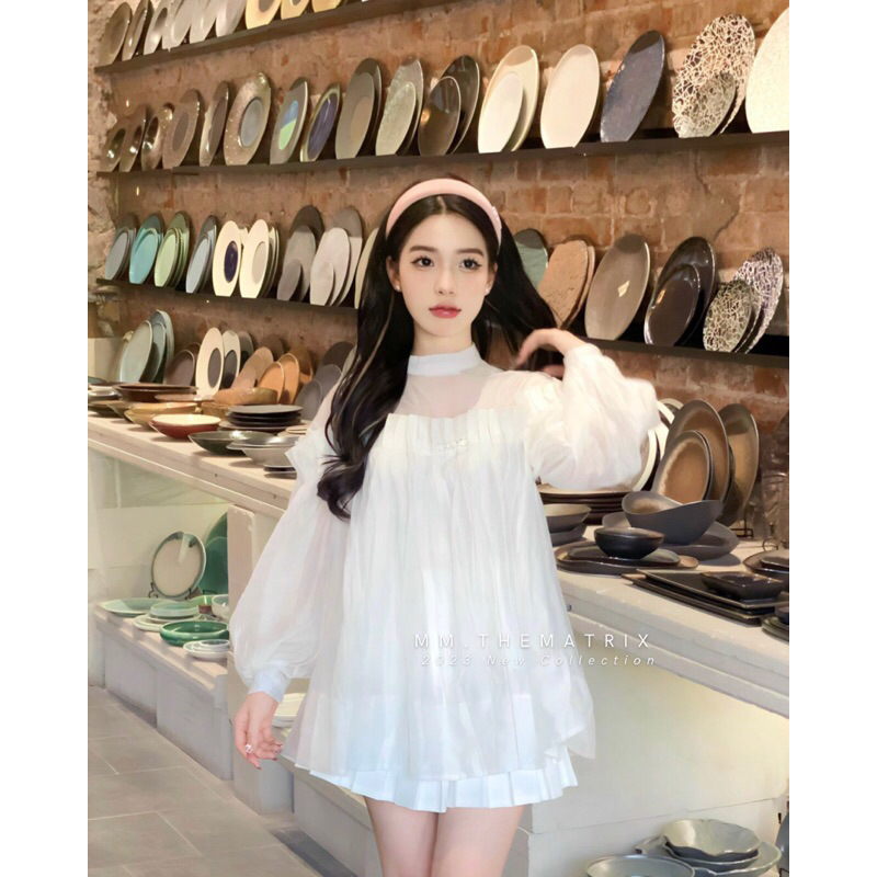 LYCHEE TOP - Áo dập ly tơ