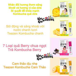 [DATE LUÔN MỚI] Trà Teazen kombucha Hàn Quốc
