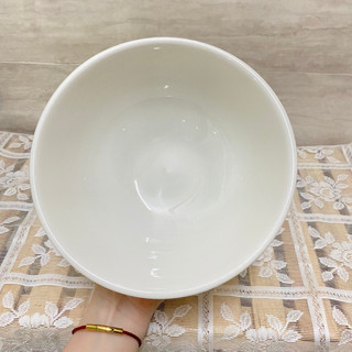 [Set 7 món: 1 tô + 2 chén + 1 dĩa + 3 muỗng sứ] Bộ chén dĩa sứ ăn cơm full trắng cho gia đình .