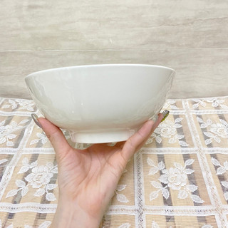 [Set 7 món: 1 tô + 2 chén + 1 dĩa + 3 muỗng sứ] Bộ chén dĩa sứ ăn cơm full trắng cho gia đình .