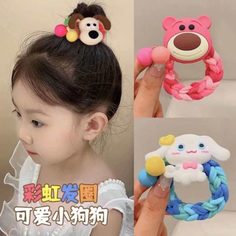 DÂY CỘT TÓC THUN HOẠ TIẾT HOẠT HÌNH