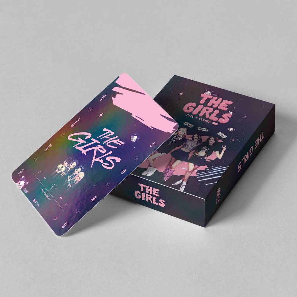 Hộp 55 Card Blackpink The Girls Bo Góc