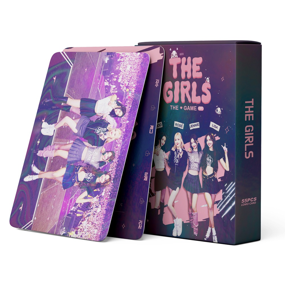 Hộp 55 Card Blackpink The Girls Bo Góc