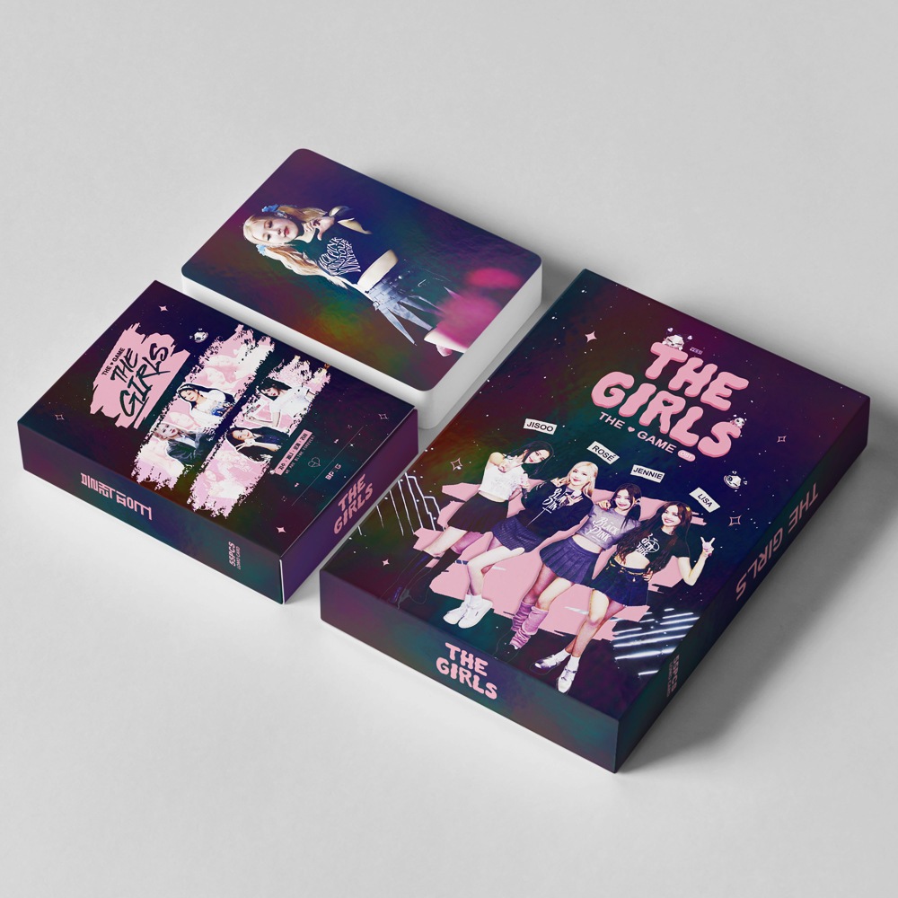 Hộp 55 Card Blackpink The Girls Bo Góc