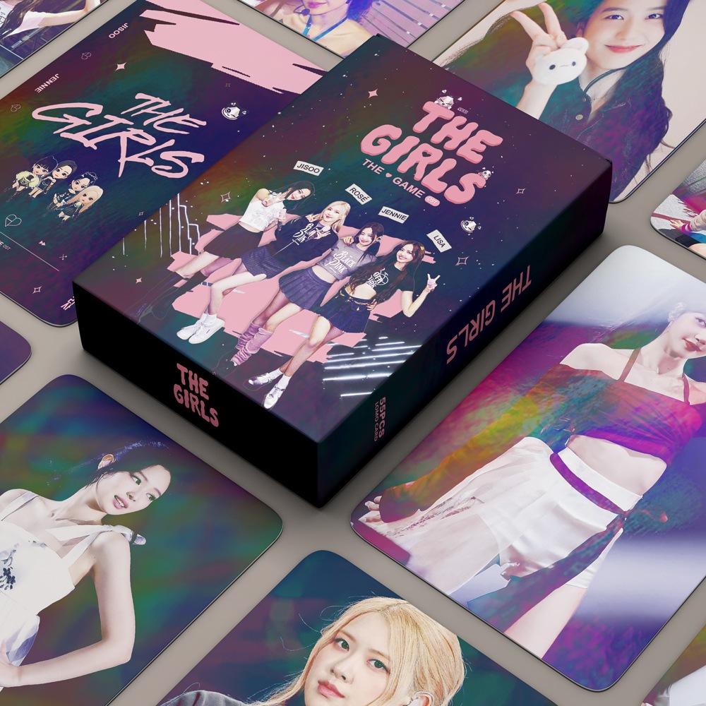 Hộp 55 Card Blackpink The Girls Bo Góc