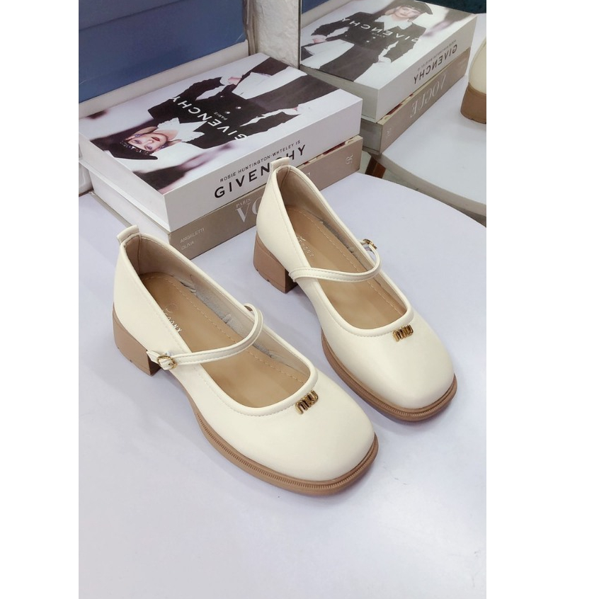 Giày búp bê mary jane da mềm đế dẻo hàng Qc fullbox