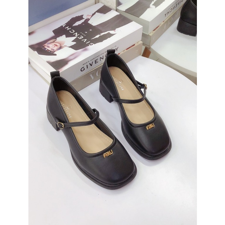 Giày búp bê mary jane da mềm đế dẻo hàng Qc fullbox