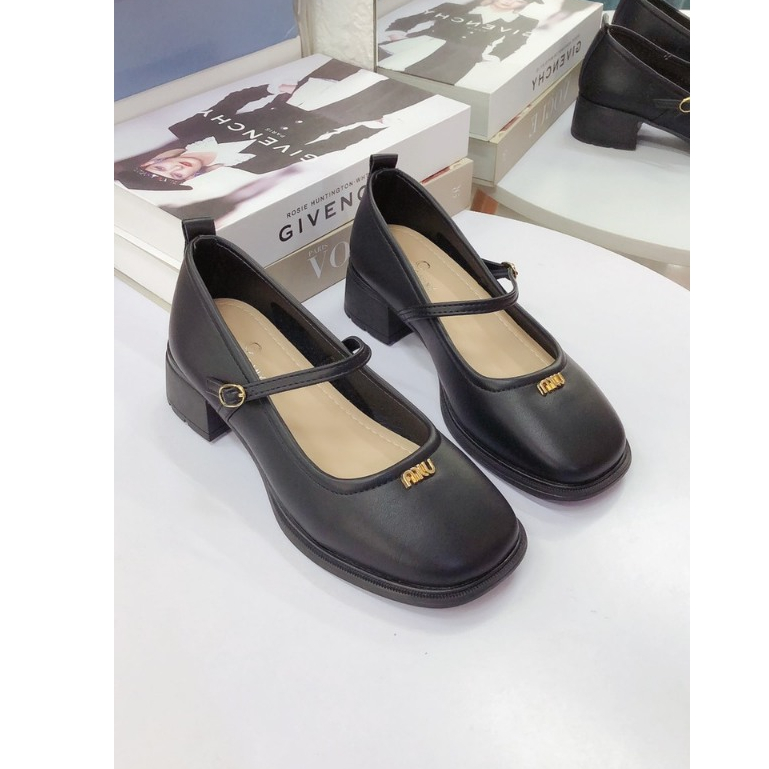 Giày búp bê mary jane da mềm đế dẻo hàng Qc fullbox