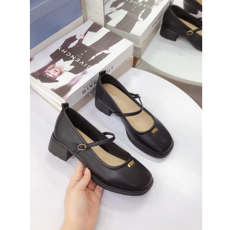 Giày búp bê mary jane da mềm đế dẻo hàng Qc fullbox