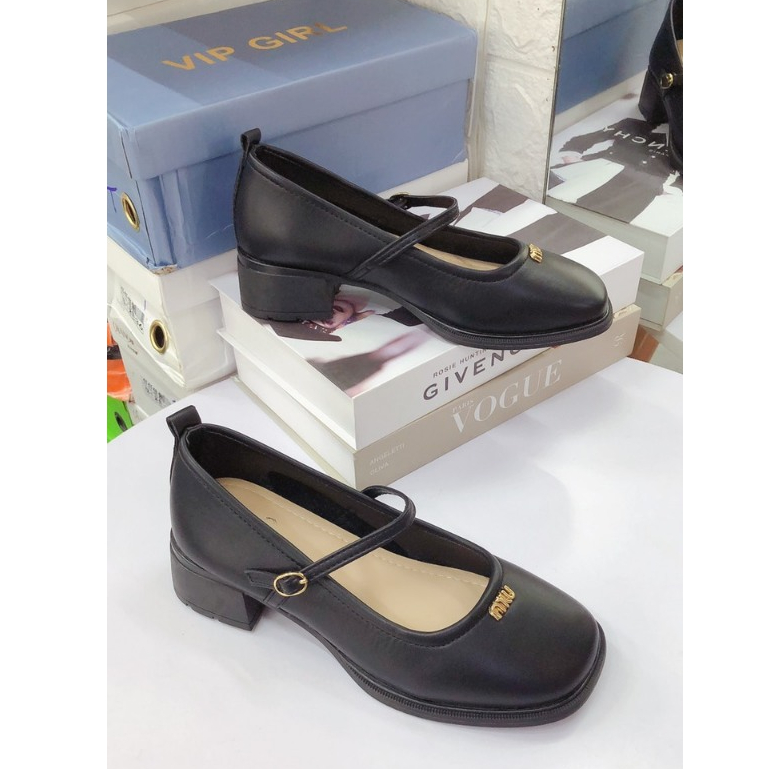 Giày búp bê mary jane da mềm đế dẻo hàng Qc fullbox