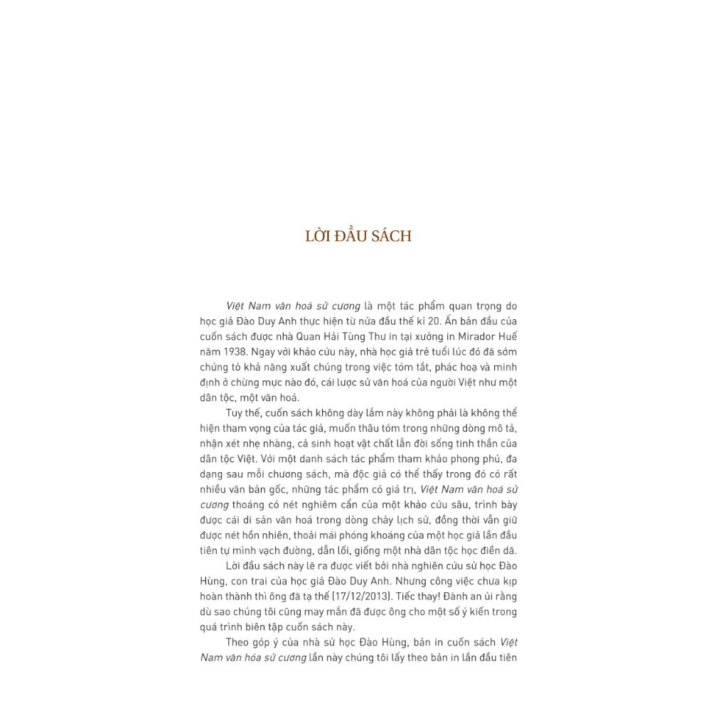 Sách - Việt Nam văn hóa sử cương