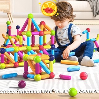Bộ xếp hình nam châm từ tính 36 và 64 chi tiết cho bé