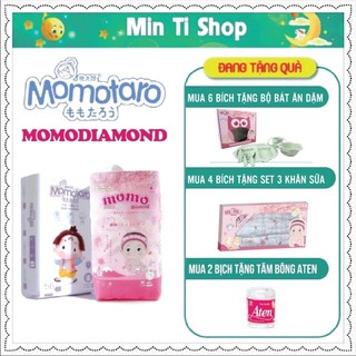  Bỉm tã dán/quần MOMO DIAMOND/ MOMOTARO đủ size S56/M48/L42/XL39/XXL36/XXXL35