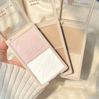 Hộp Phấn Highlighter Xixi Trang Điểm Bắt Sáng Tạo Khối Màu Tự Nhiên Nội Địa Trung