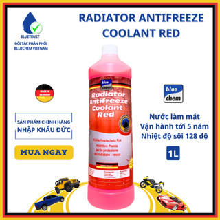 Nước làm mát màu hồng chống đông -37°c bluechem - radiator antifreeze coolant red - 1 lít