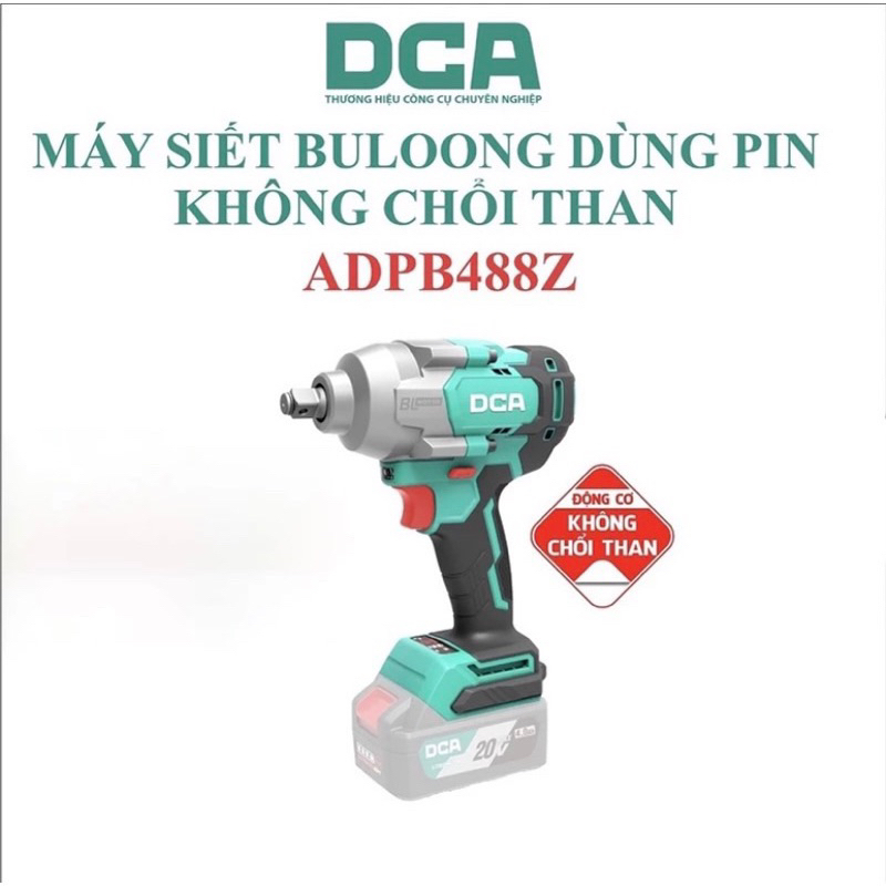(Kiện hàng bom) Body máy siết bu lông pin 20V (ko chổi than) DCA ADPB488Z (Chính hãng TPC)