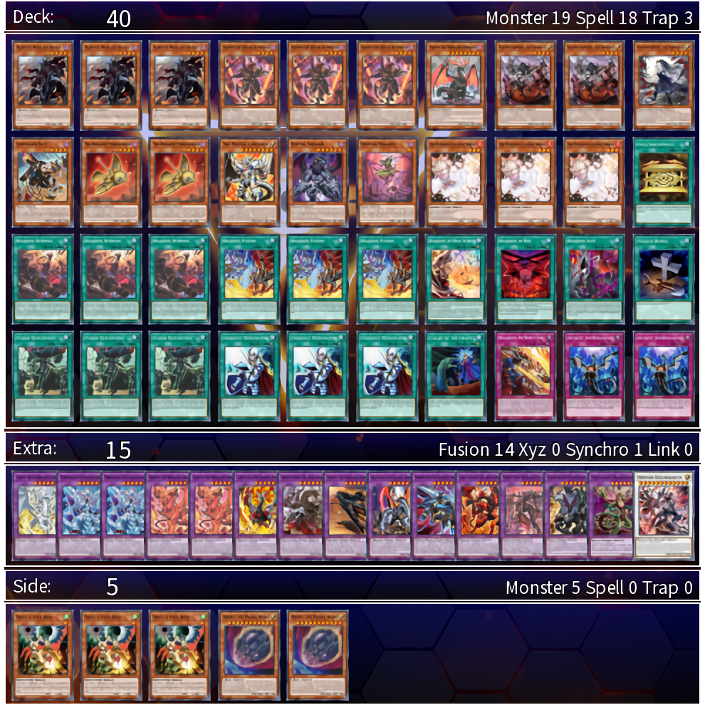 Bài YUGIOH - Branded  Deck - Bài IN 1 MẶT