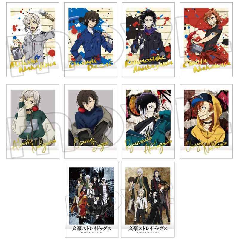 pola Bungou Stray Dogs tự chọn pola BSD Văn hào lưu lạc
