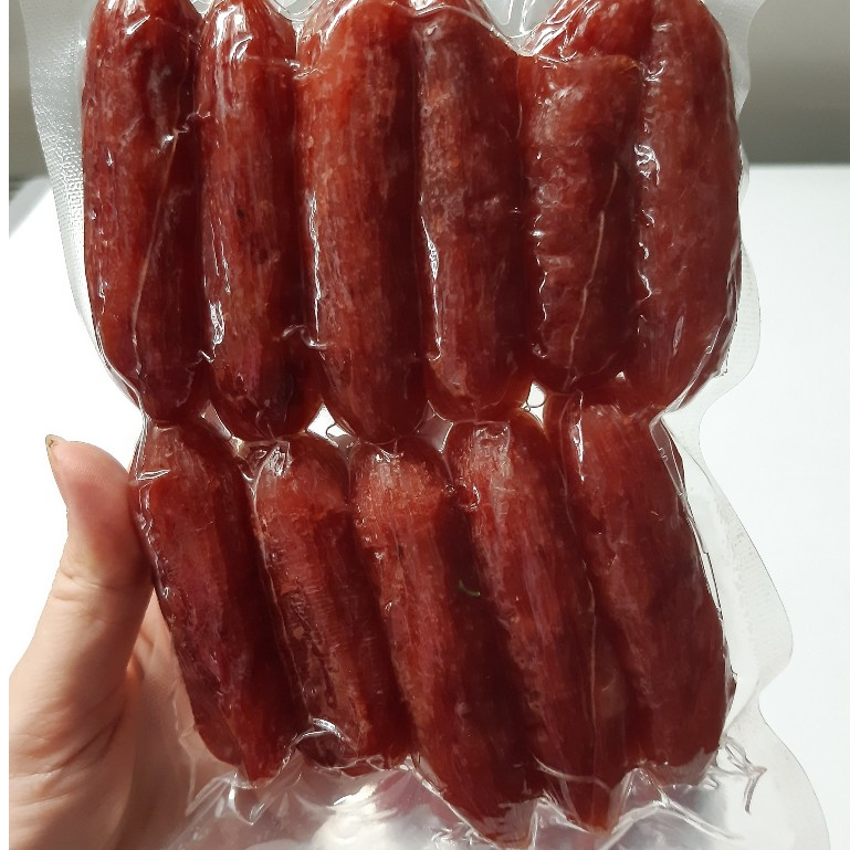 Lạp xưởng khô BABY siêu nạc  Nhà Làm không hàn the,không phẩm màu,không chất bảo quản