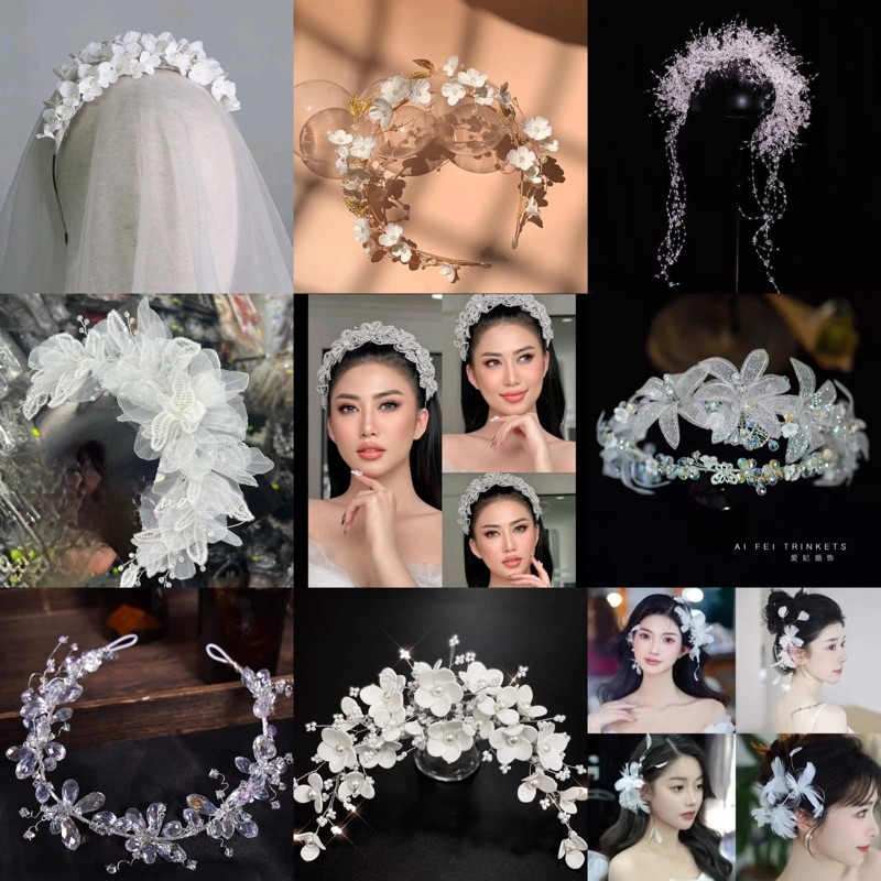 Hoa cài đá lấp lánh