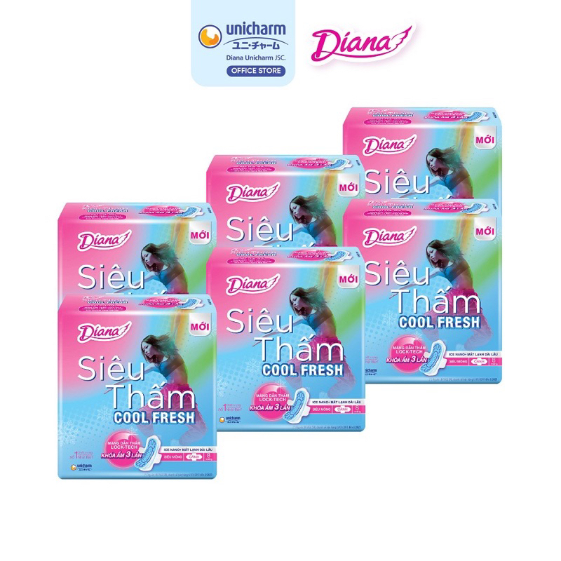 BVS DIANA COOL FRESH LƯỚI SIÊU THẤM SM CÁNH 8M