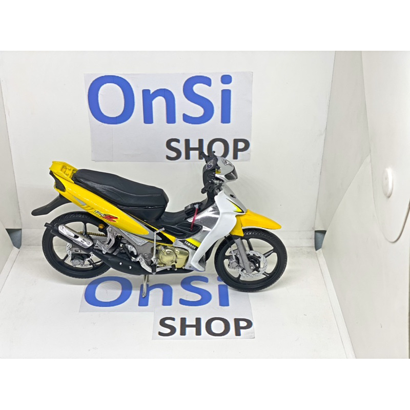 MÔ HÌNH XE MÁY YAZ Y125ZR ĐỘ PHIÊN BẢN CHI TIẾT TỈ LỆ 1/12