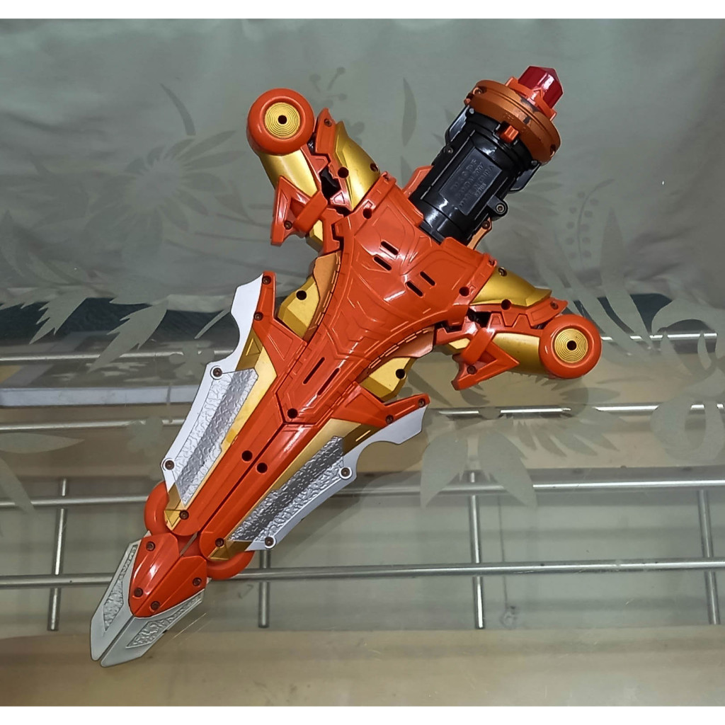 90% Thanh kiếm người máy biến hình Dx Zuban sword Hàng CHÍNH HÃNG Bandai  có hiệu ứng âm thanh và đèn