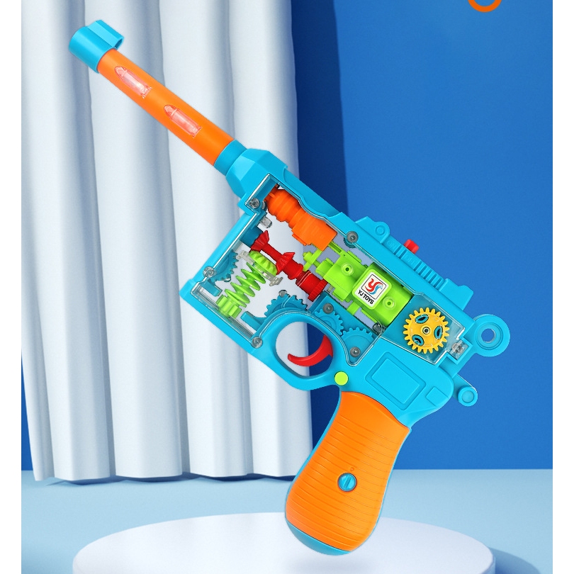 Súng pin đồ chơi có đèn và nhạc ,đồ chơi vận động vui nhộn cho Bé