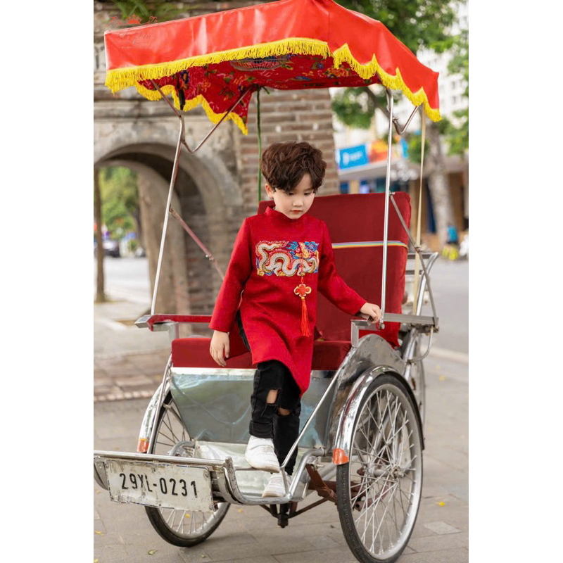 Áo Dài Bé Trai &Bố