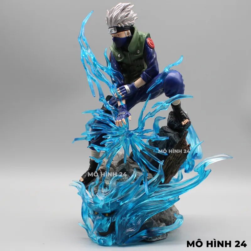 Mô hình đồ chơi nhân vật Kakashi Chidori 24cm có led TEN YEARS Studio figure naruto anime pvc