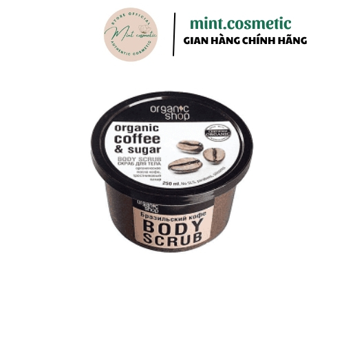 Tẩy da chết Body Cafe Organic  Nga