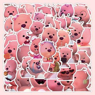 Set 60 miếng sticker loopy cute junnew- hình dán chống thấm nước