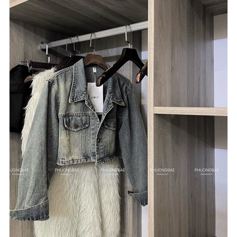 ÁO KHOÁC JEANS BÒ CROPTOP | STUDIOBY25
