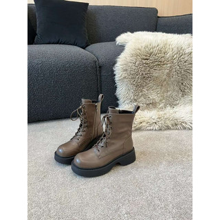 Boot da thắt dây cổ thấp Comic 202-123